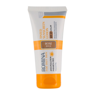 لوسيون ضد آفتاب spf 25 - تيره مناسب پوست چرب 50 ميل رومينا