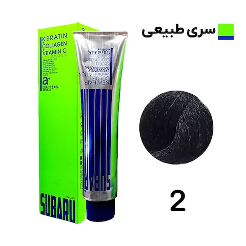 رنگ مو طبيعي شماره 2 سوبارو