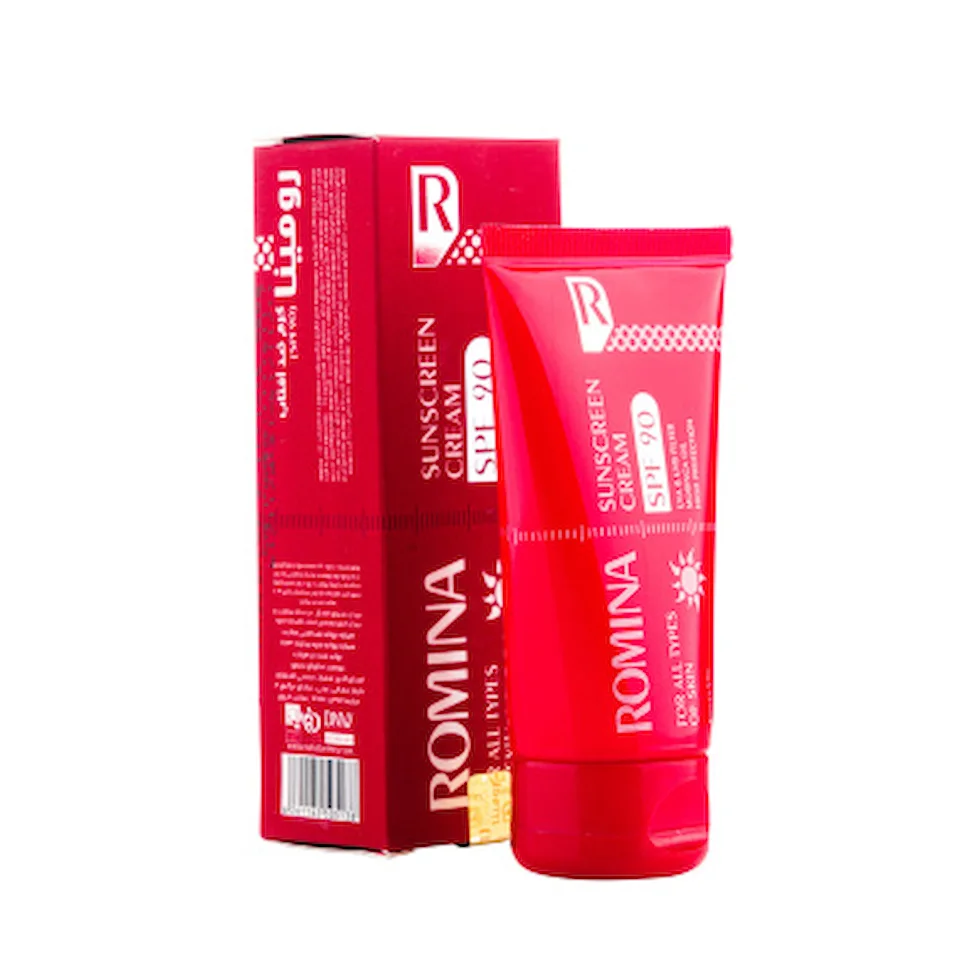 كرم ضد آفتاب spf 90 - بي رنگ 50 ميل رومينا