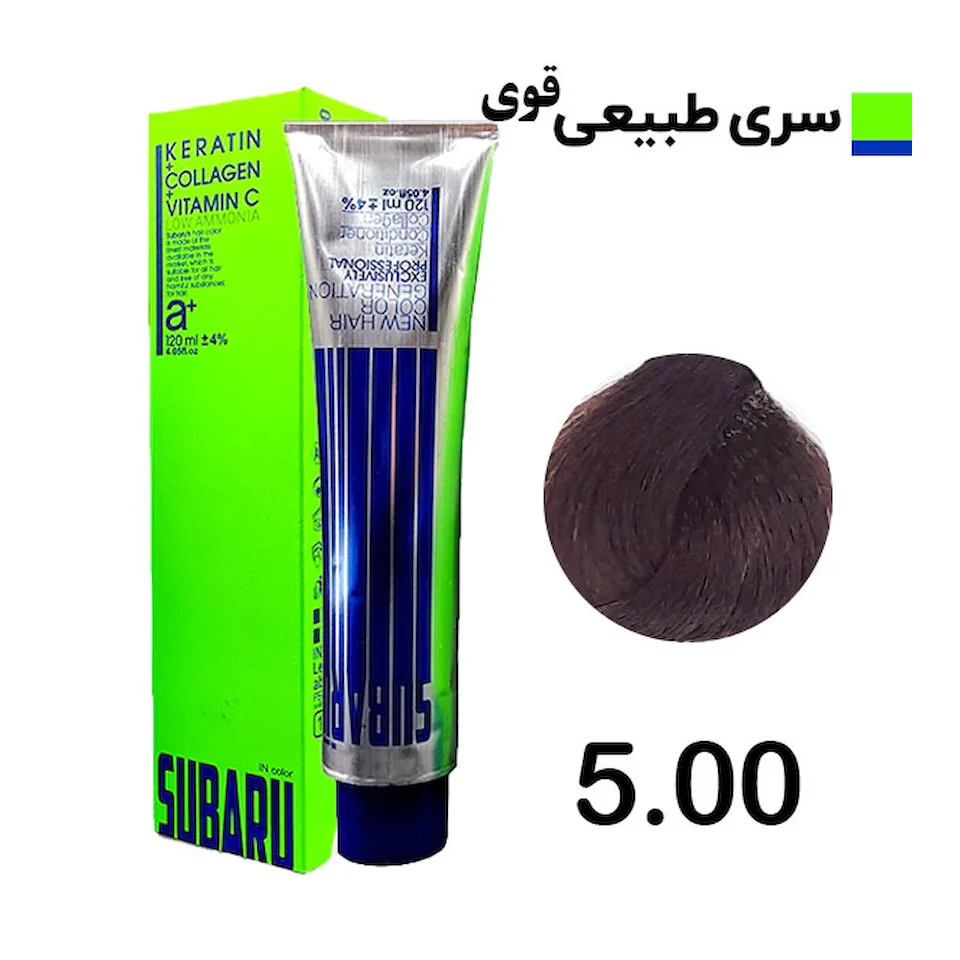 رنگ مو طبيعي قوي شماره 5.00 سوبارو