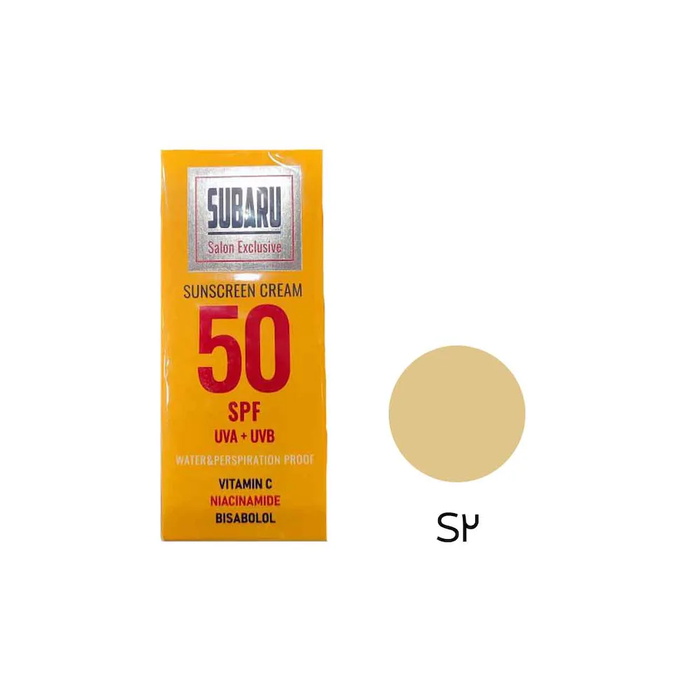 كرم ضدآفتاب رنگي 50 ميل S2 سوبارو
