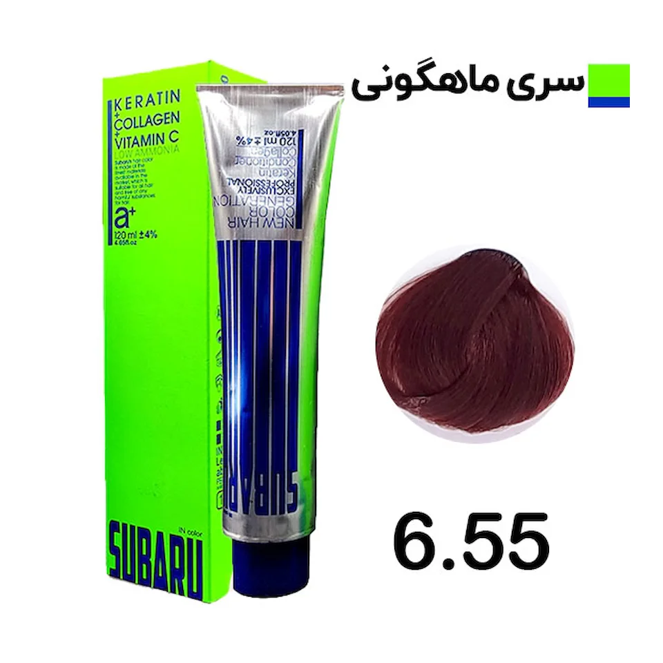 رنگ مو ماهگوني شماره 6.55 سوبارو